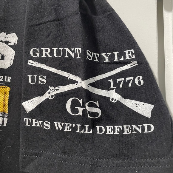 Grunt Style Size Matters Bullets Men’s Short Sleeve T-Shirt Size Medium - Picture 3 of 5